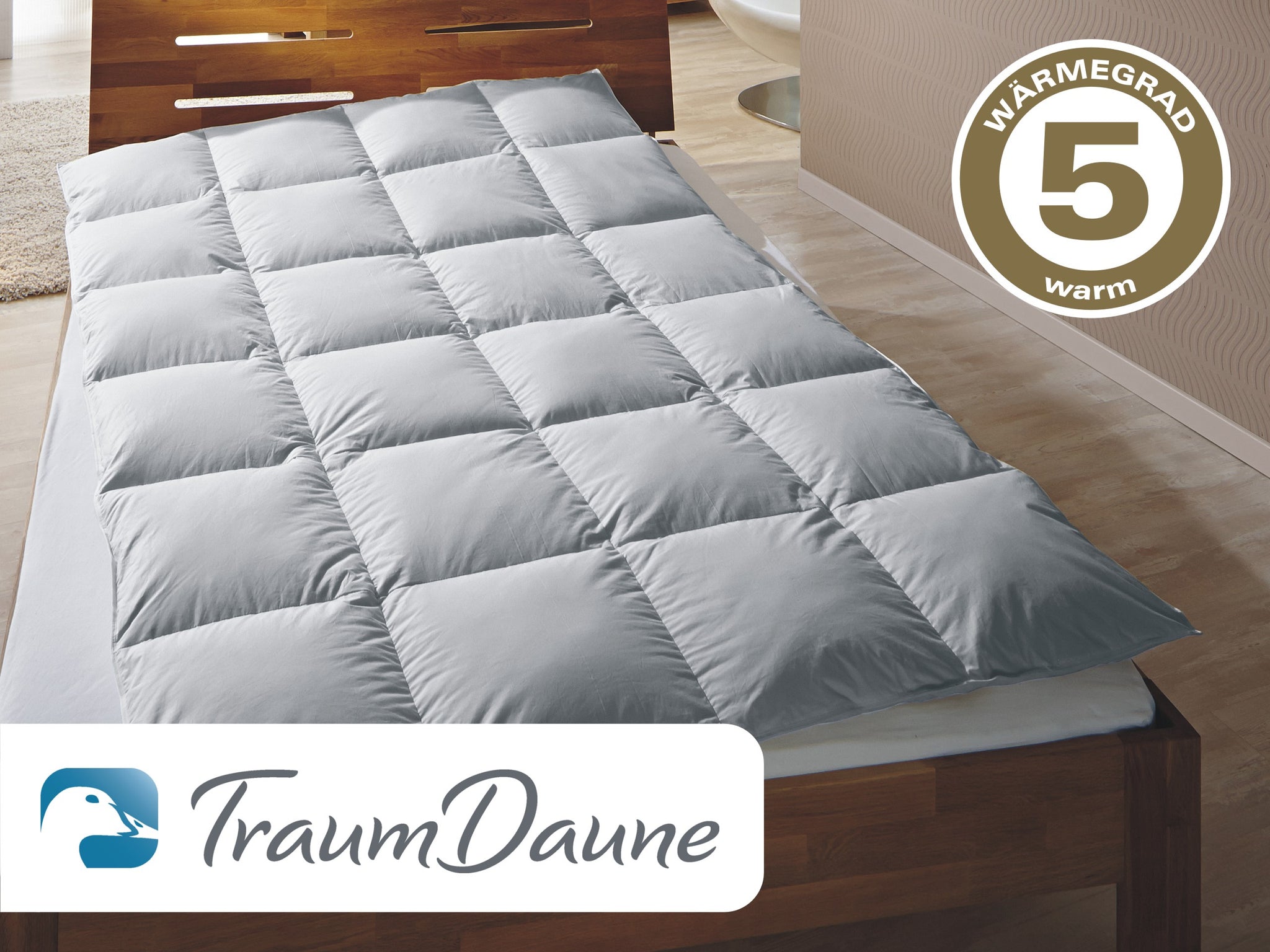 – Premium TraumDaune »Träumchen« Gänsedaunen-Bettdecke Schlafkomfort